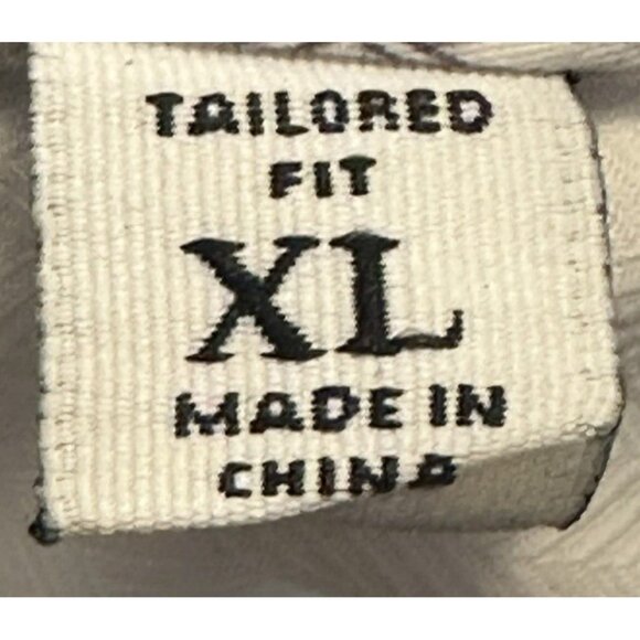 Robert Graham Mens Shirt Button Up Geometric Modern Americana Long Sleeve XL - Picture 11 of 13